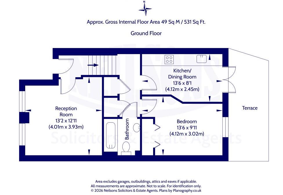 66 Newhaven Place, Edinburgh, EH6 4TG floorplan