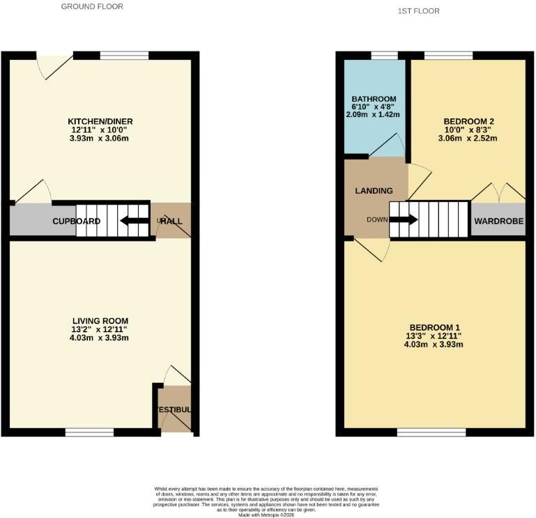 Newton Street, Droylsden floorplan