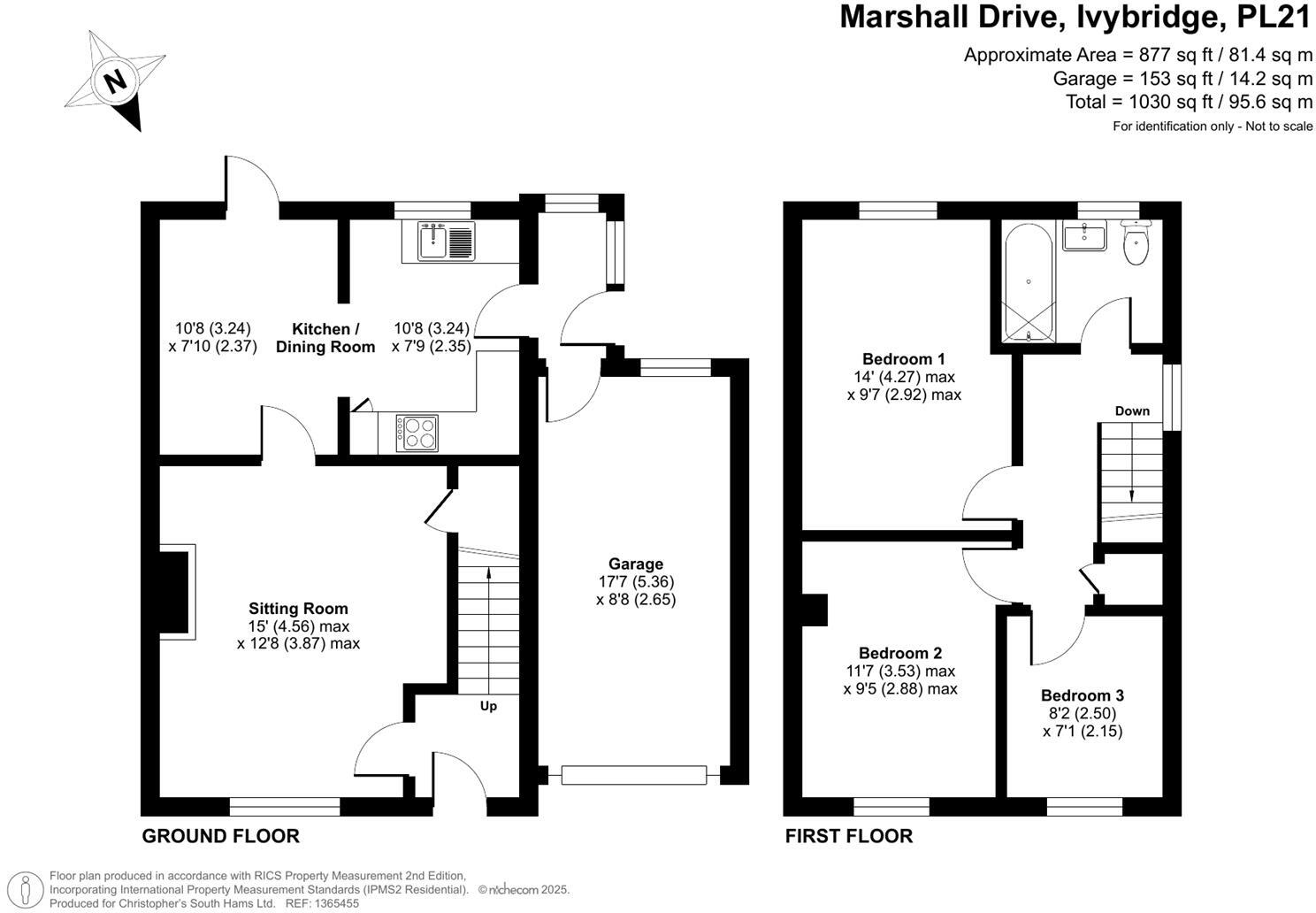 Marshall Drive, Ivybridge floorplan