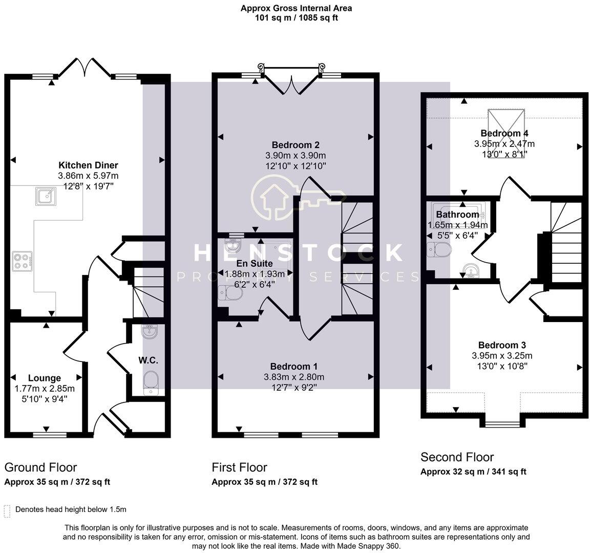 Leighton Avenue, Middleton, Manchester, M24 floorplan