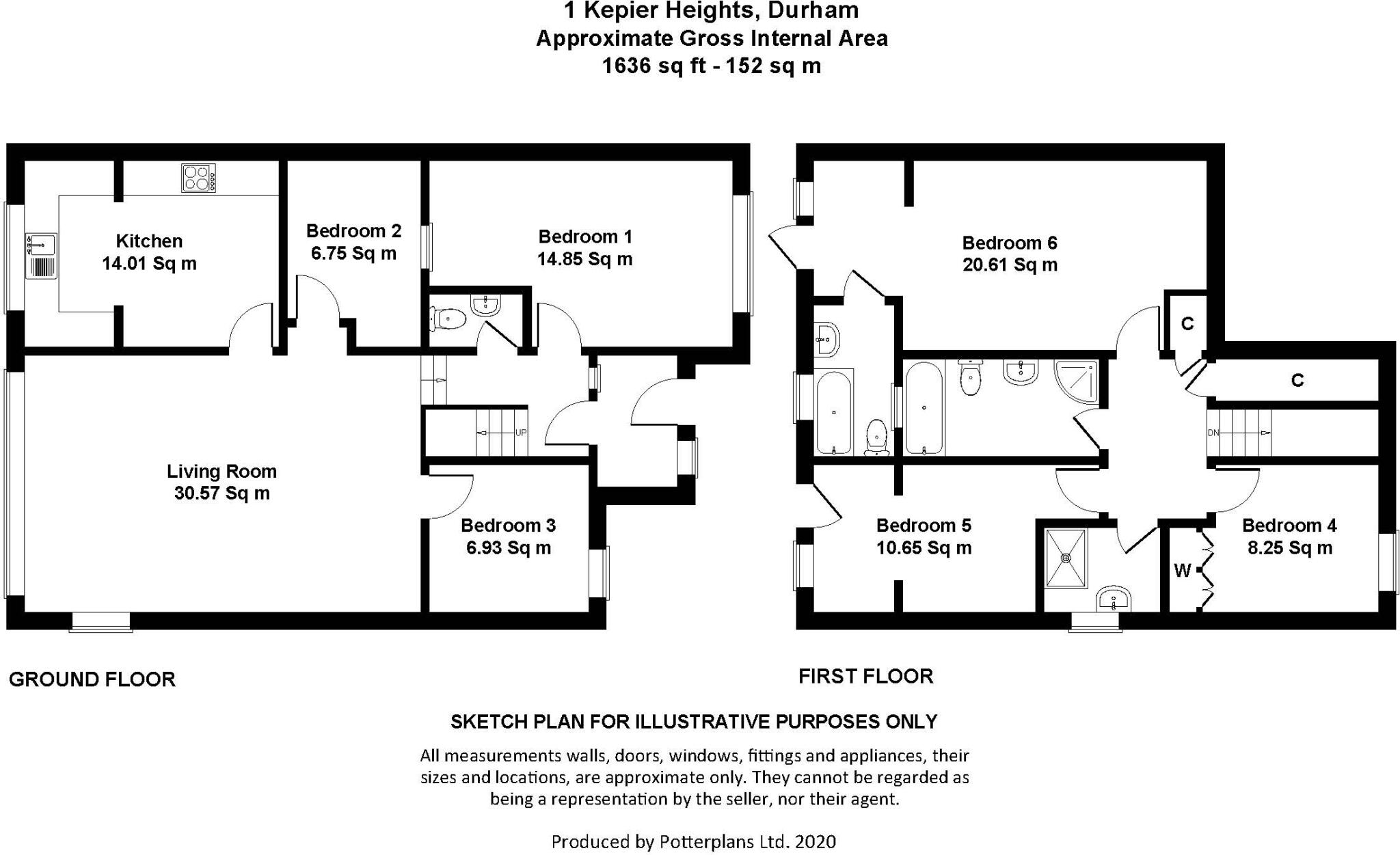 Kepier Heights, Durham, DH1  floorplan