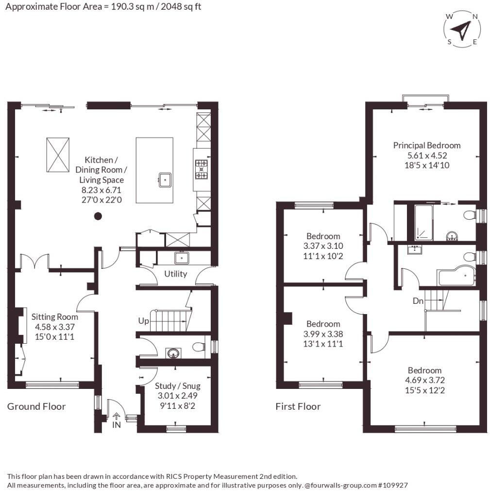 Wroxham Way, Harpenden, Hertfordshire floorplan