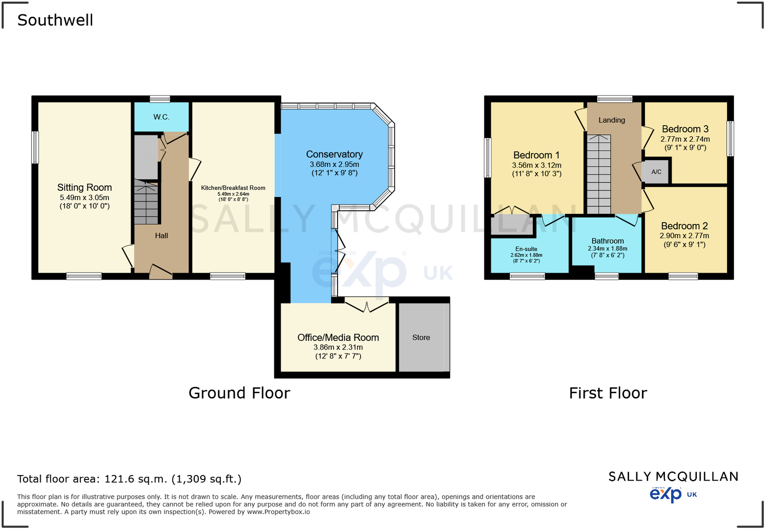 Brook Walk, Southwell floorplan