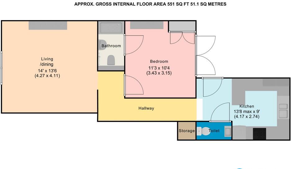 Shute End, Wokingham, RG40 floorplan