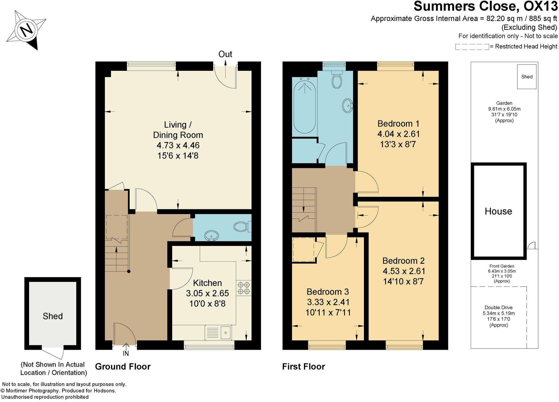 Summers Close, Kingston Bagpuize, OX13 floorplan