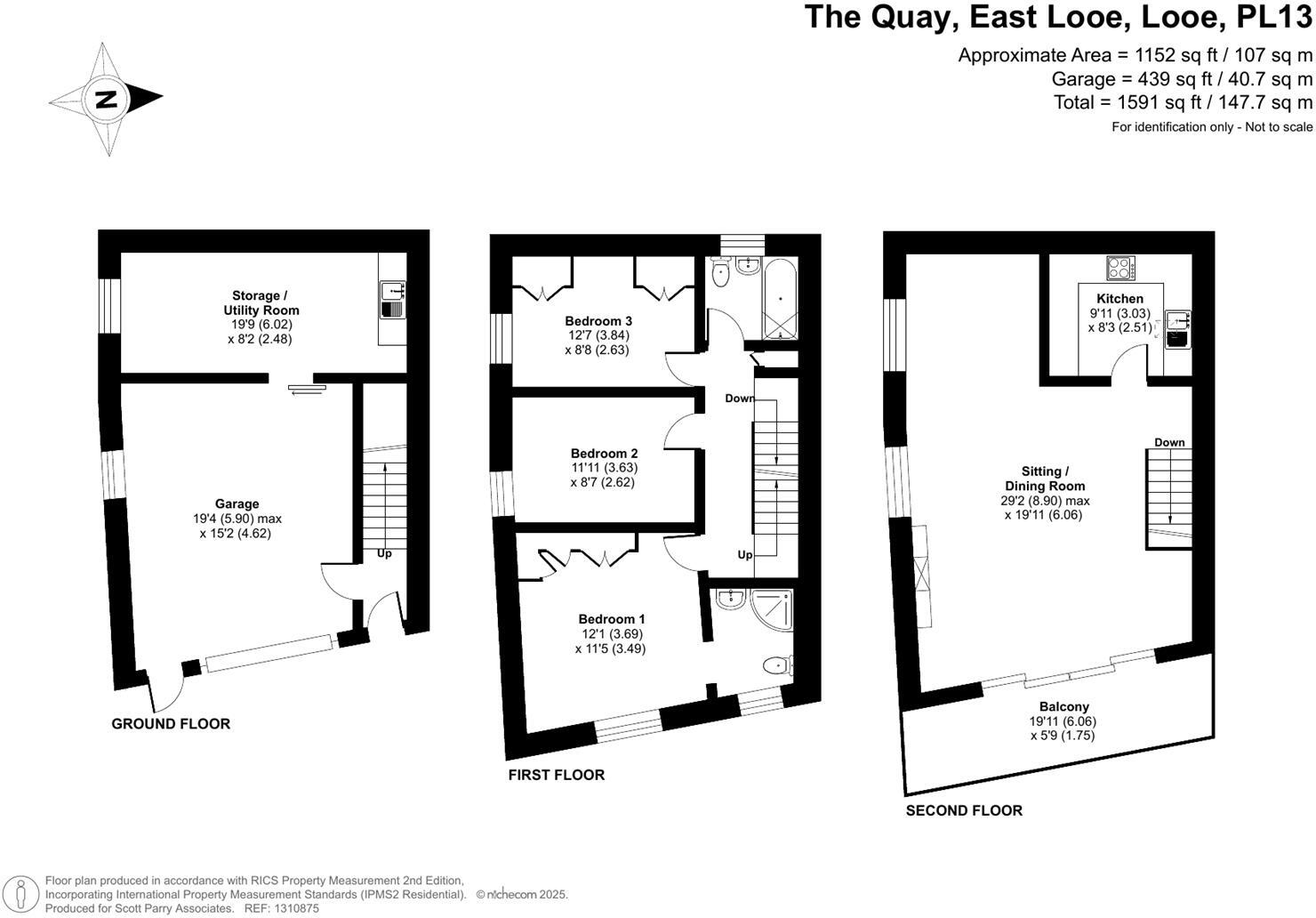 The Quay, Looe floorplan