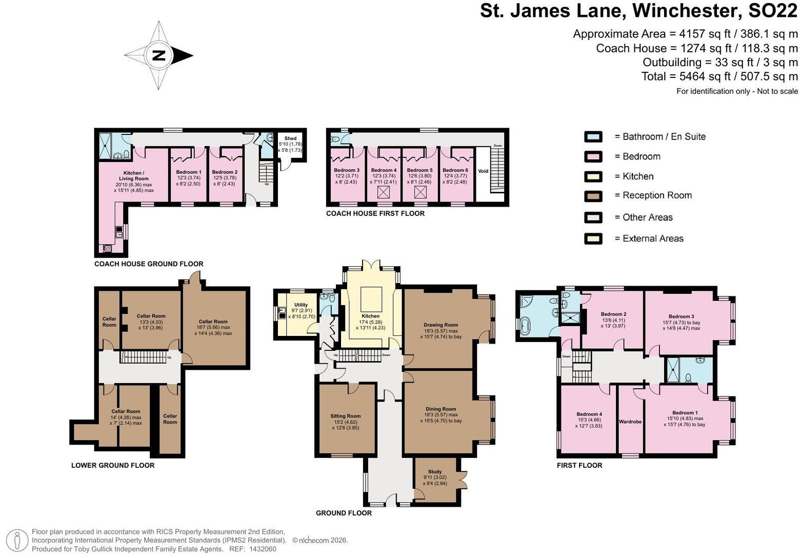 St James Lane , Winchester SO22 floorplan