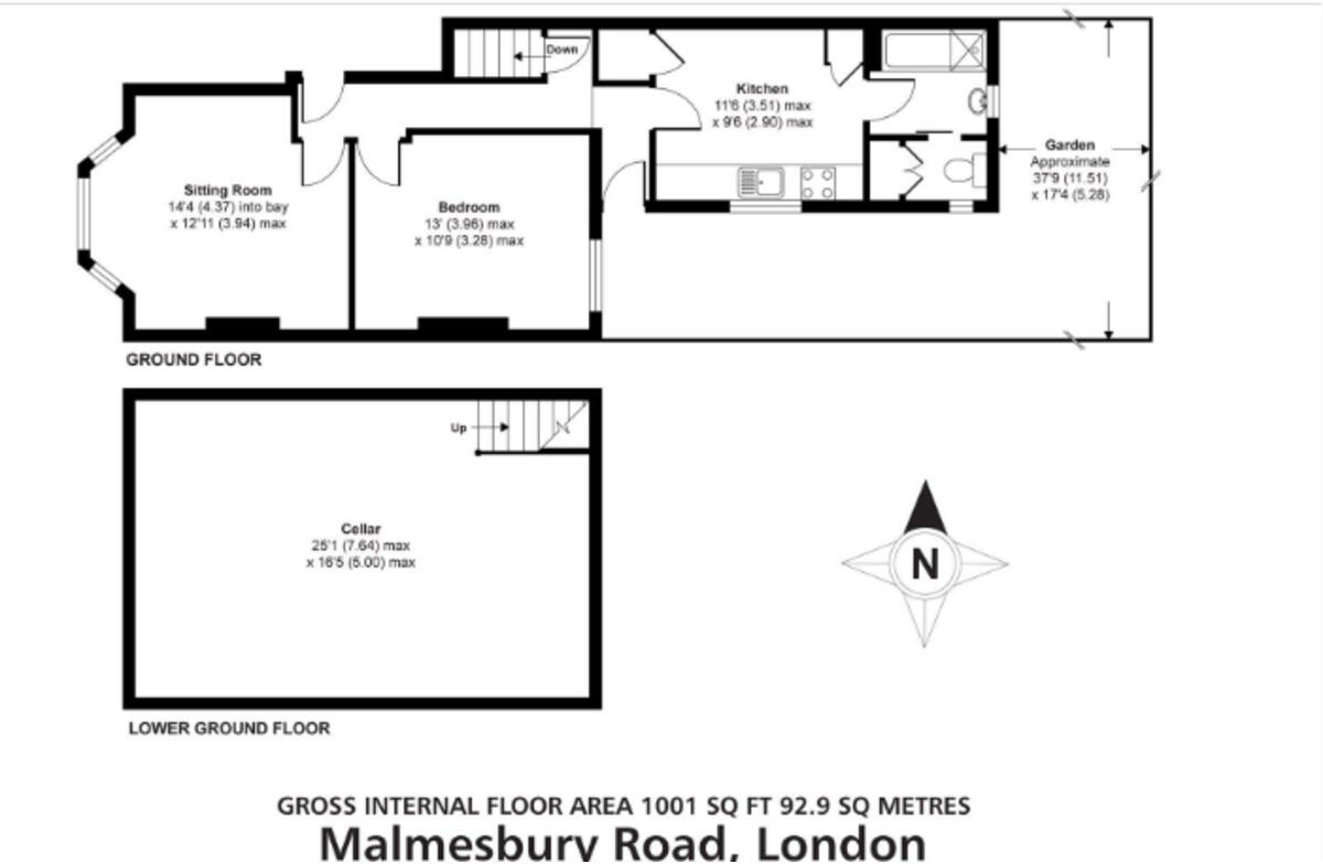 Malmesbury Road, London floorplan