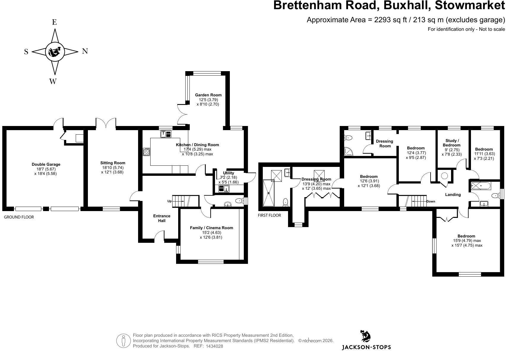 Brettenham Road, Buxhall, Stowmarket, Suffolk, IP14 floorplan