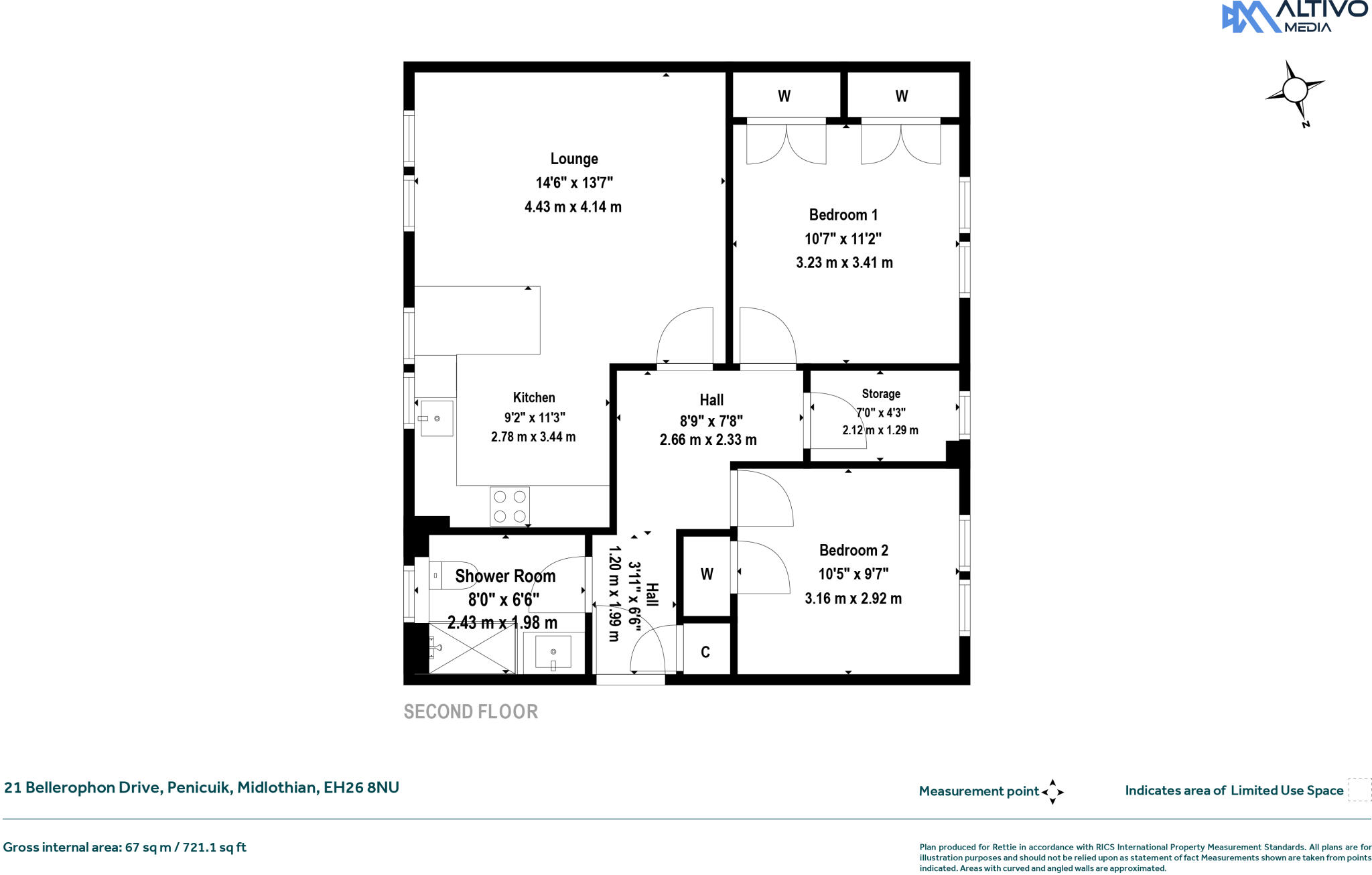 Bellerophon Drive, Penicuik, Midlothian floorplan