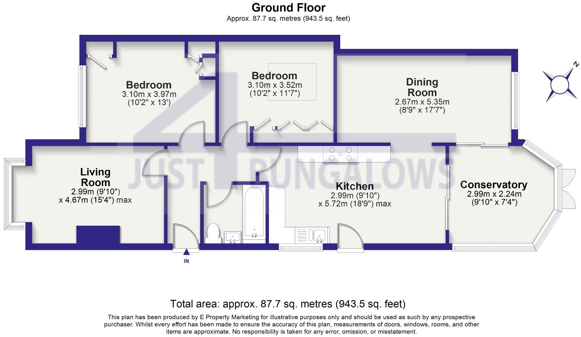 Gorse Avenue, Felpham, Bognor Regis, West Sussex, PO22 floorplan