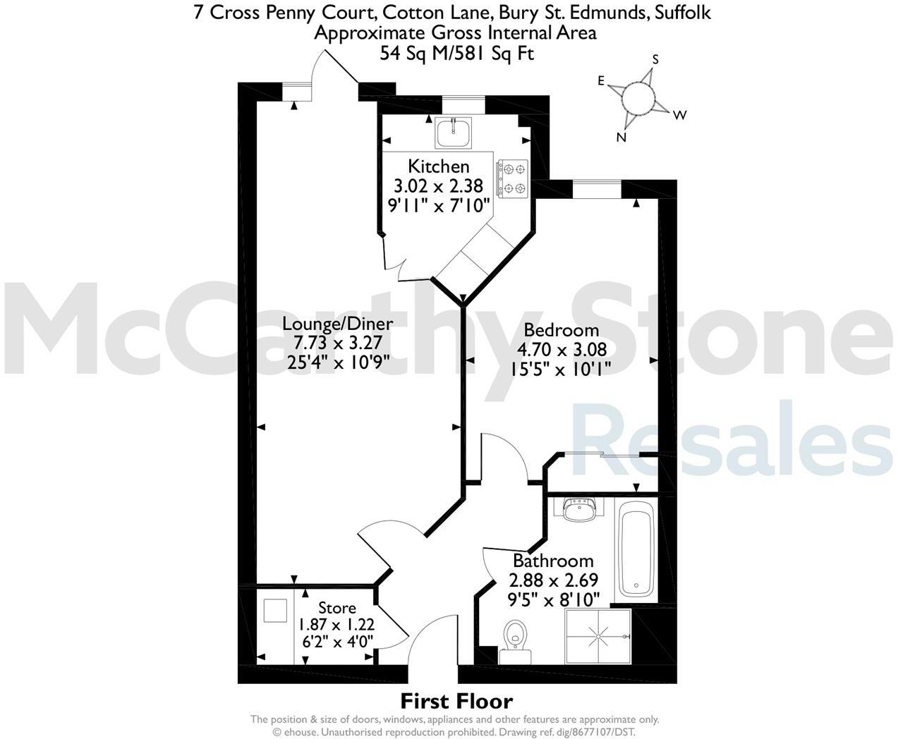 Cross Penny Court, Cotton Lane, Bury St. Edmunds floorplan