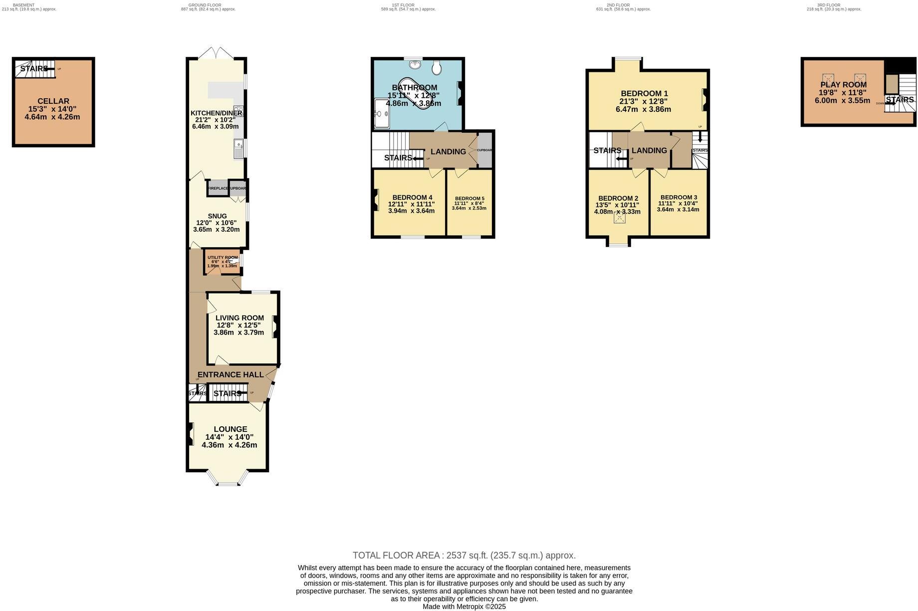 Hurcott Road, Kidderminster, DY10 floorplan