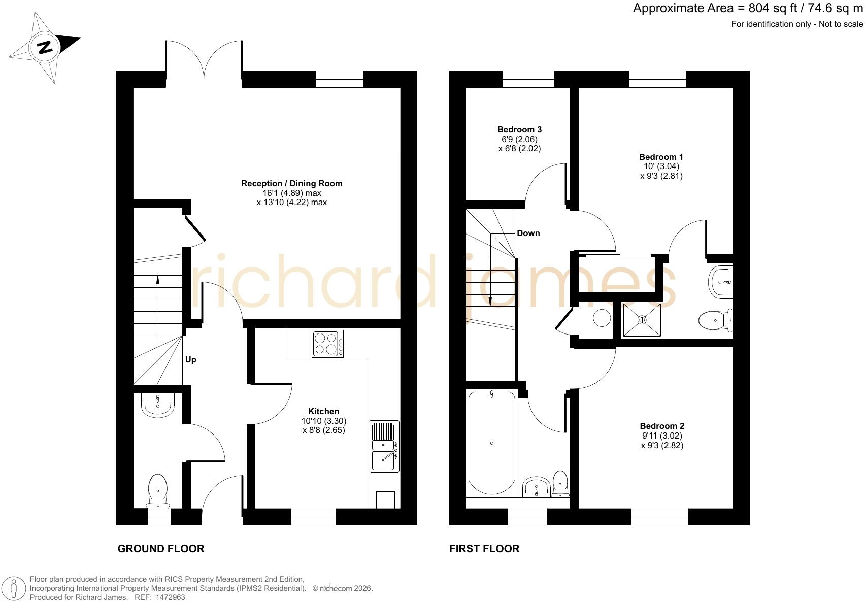 Dydale Road, Taw Hill, Swindon, SN25 floorplan