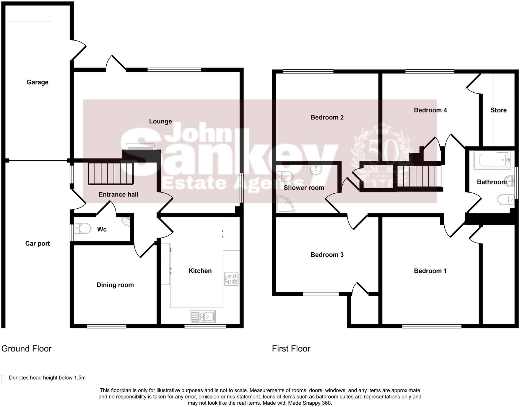 Oakwood Drive, Ravenshead, NG15 floorplan
