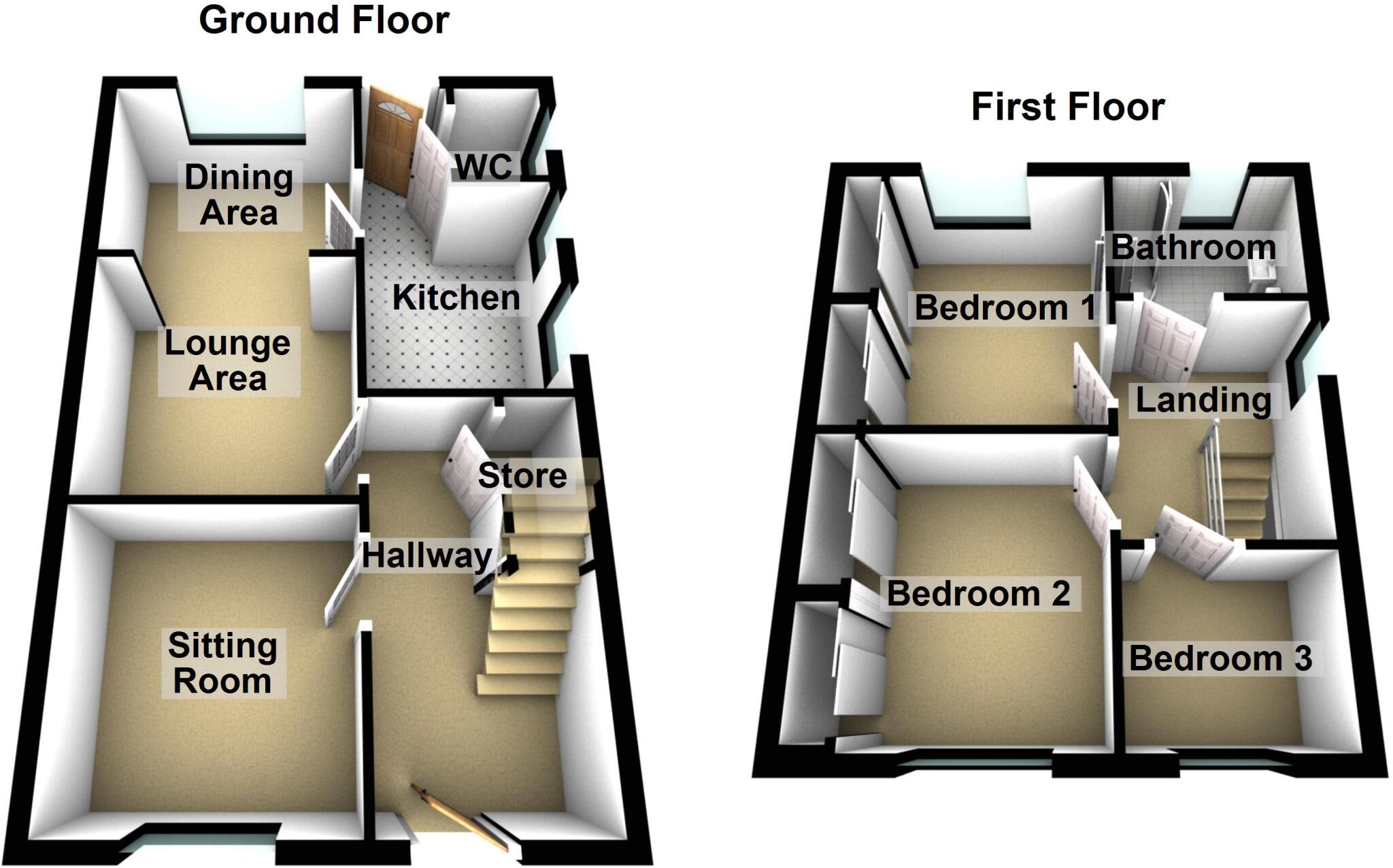 Stainsby Avenue, Heanor, DE75 floorplan
