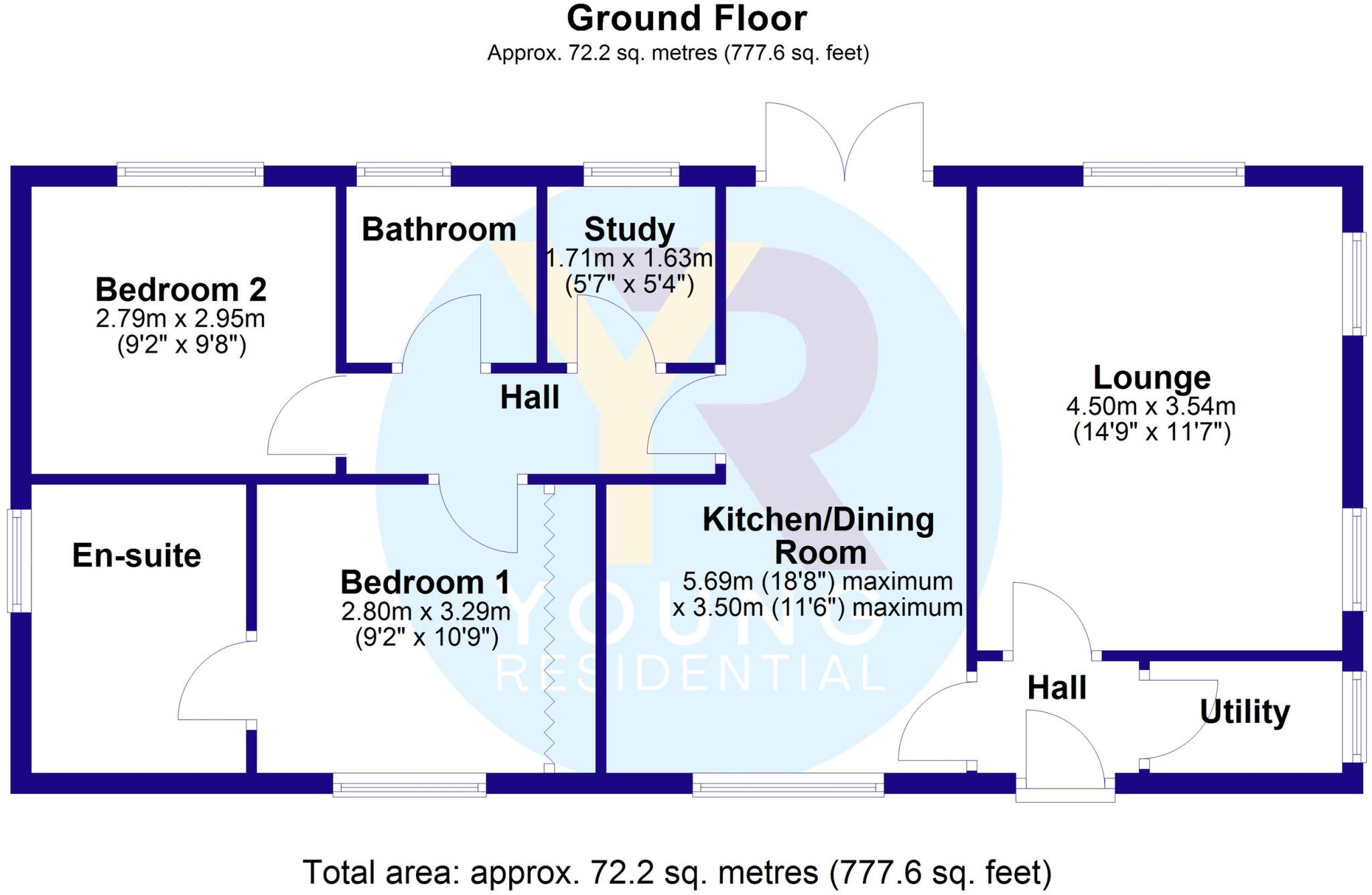 Waters View, Yarwell Mill, Yarwell, Peterborough, Cambridgeshire floorplan