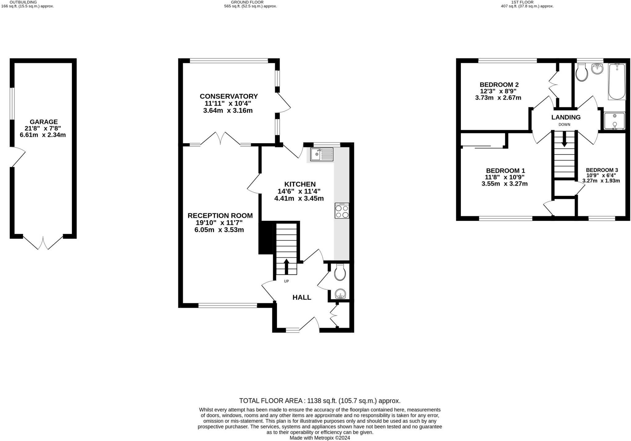 Newnham Avenue, Ruislip floorplan