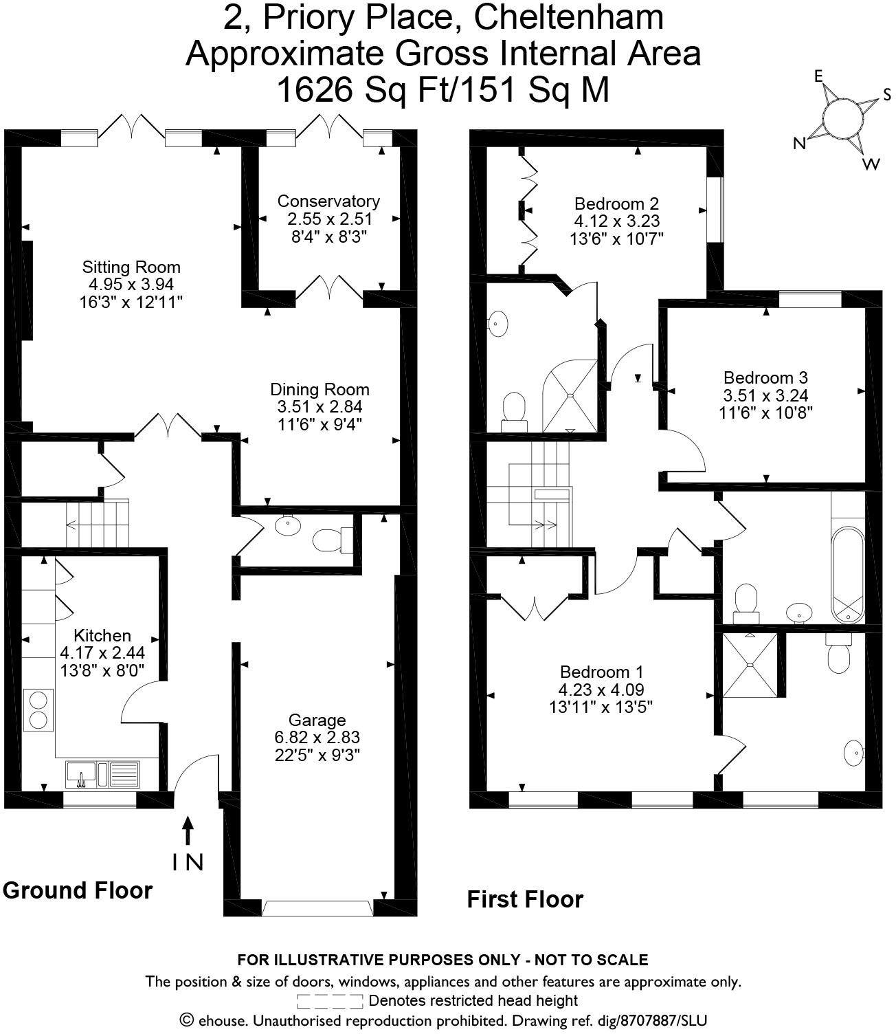 Priory Place, Cheltenham, Gloucestershire, GL52 floorplan