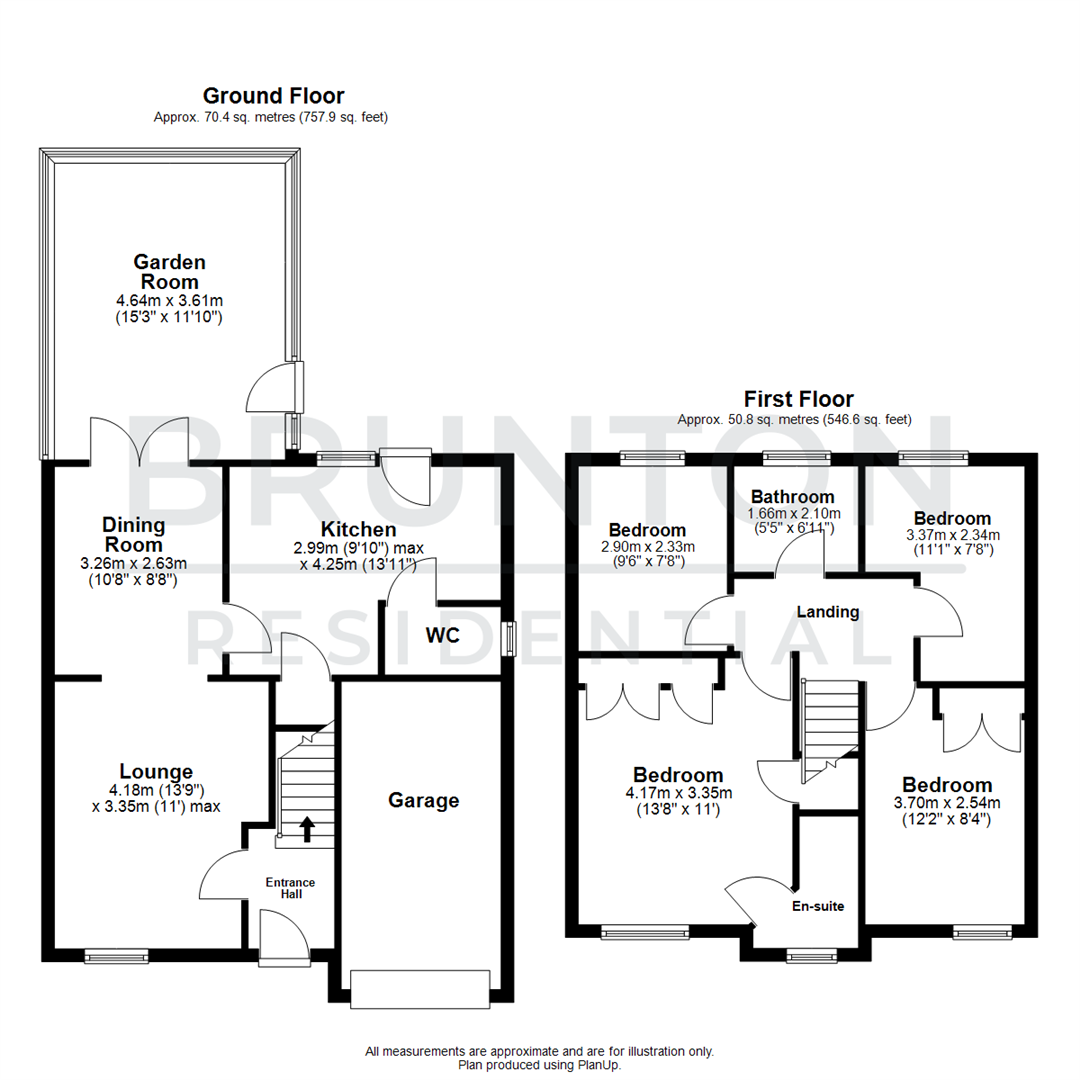 Croome Gardens, Pegswood, Morpeth, NE61 floorplan
