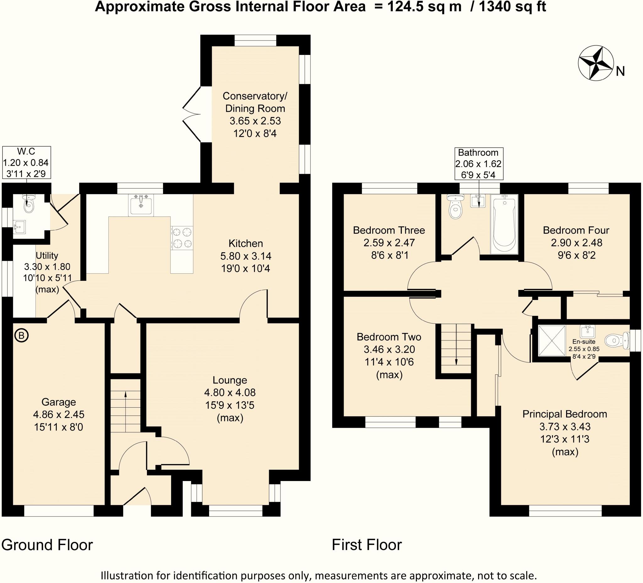 Badger Close, Rochdale floorplan