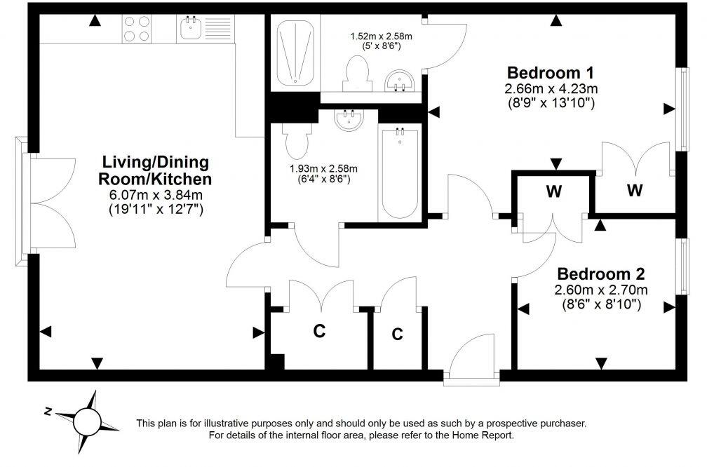 25/15 Muirhouse Parkway, Muirhouse, Edinburgh, EH4 5JG floorplan