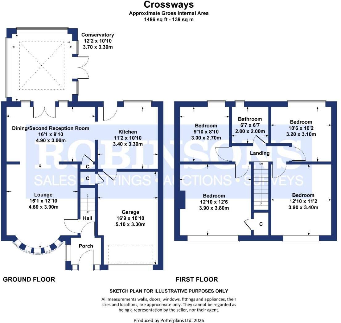 Crossways, Sacriston, Durham floorplan