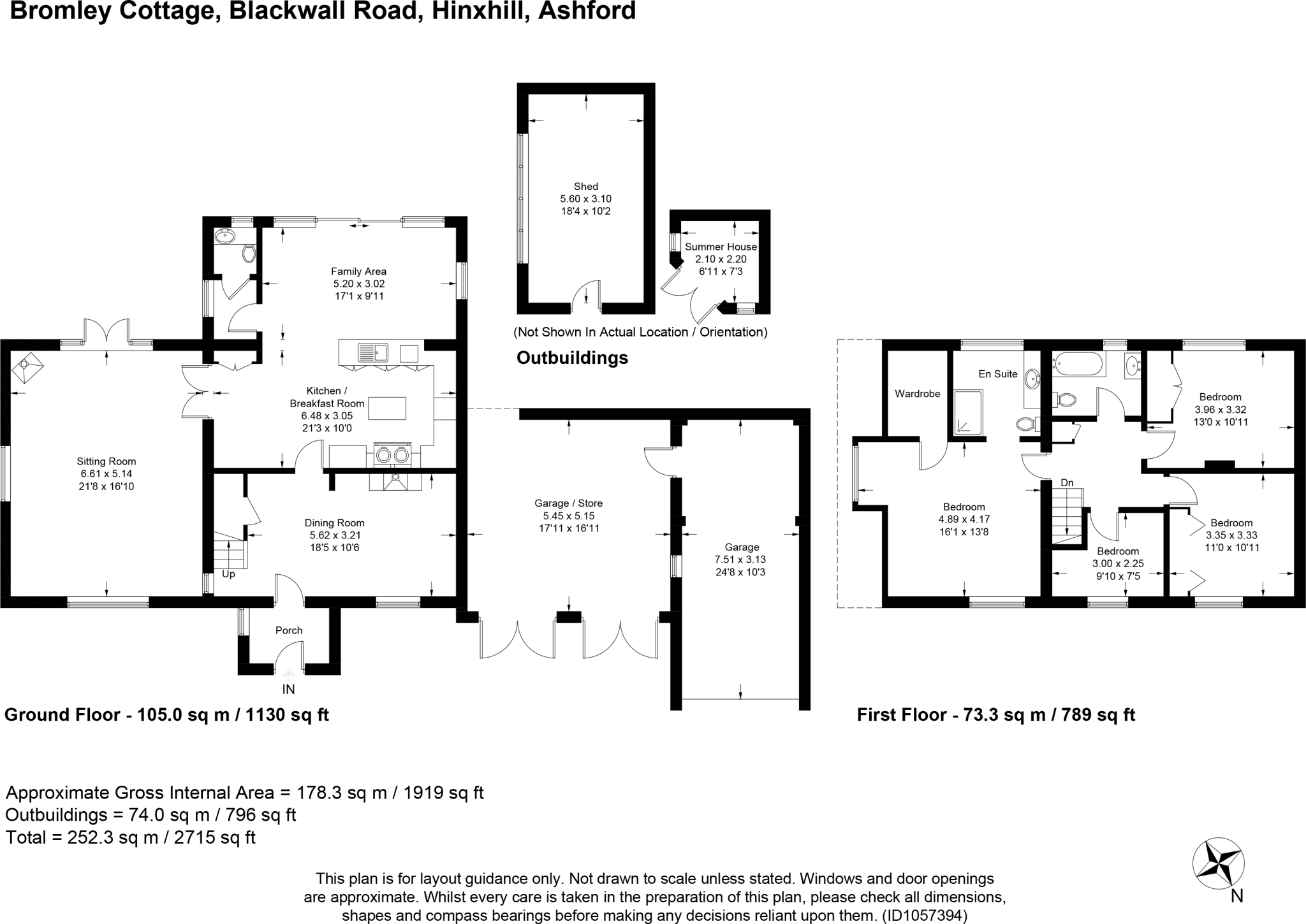 Blackwall Road, Hinxhill, Ashford, Kent, TN25 floorplan
