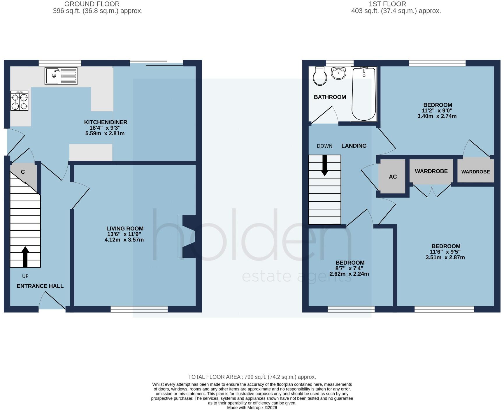 Heywood Way, Heybridge floorplan