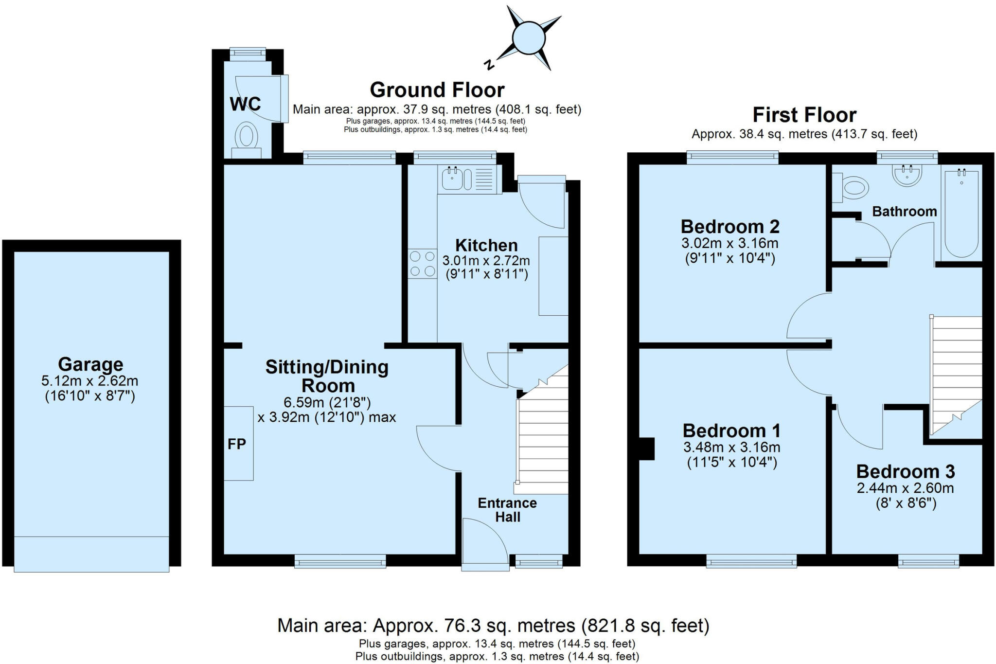 Orchard View, Old Frogmore Road, Frogmore, Kingsbridge, Devon floorplan