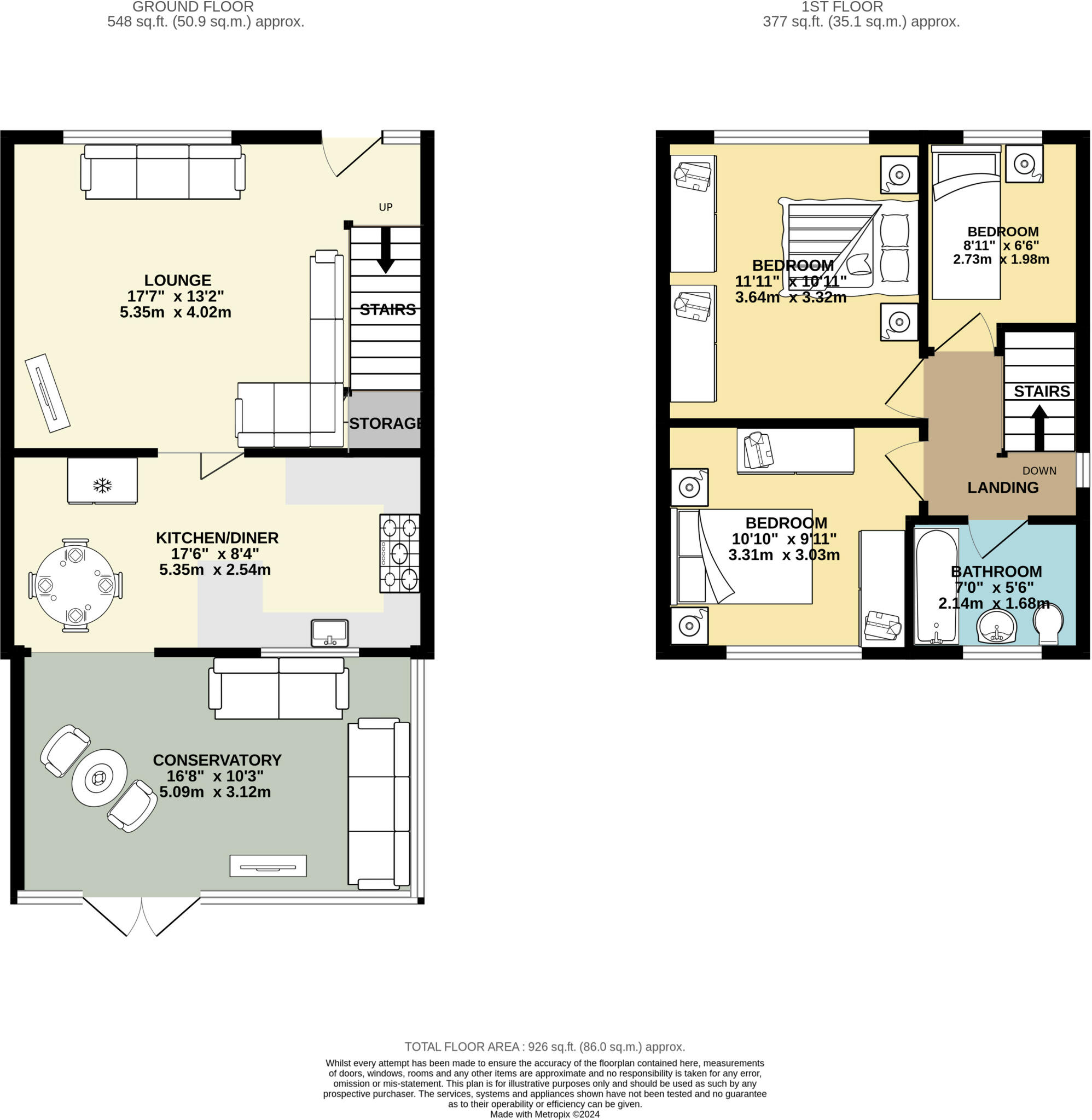 Brook Way, Arksey, Doncaster floorplan