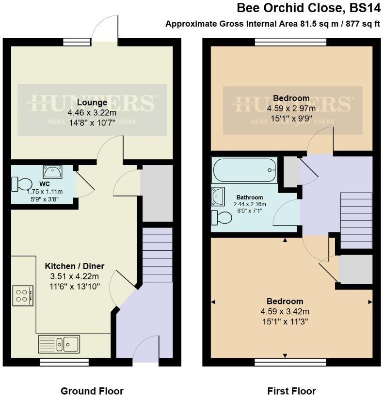 Bee Orchid Close, Bristol floorplan