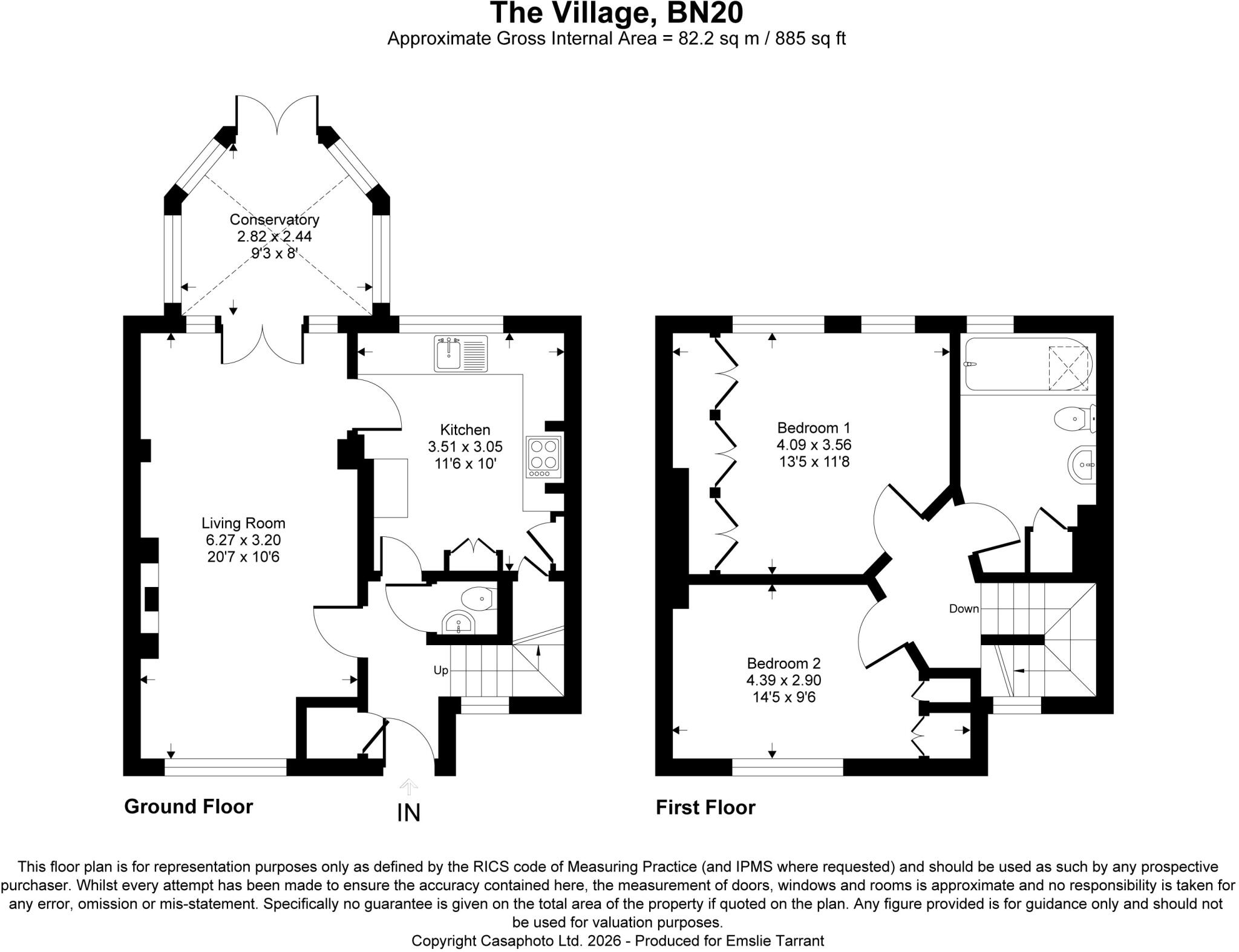 The Village, Eastbourne, East Sussex floorplan