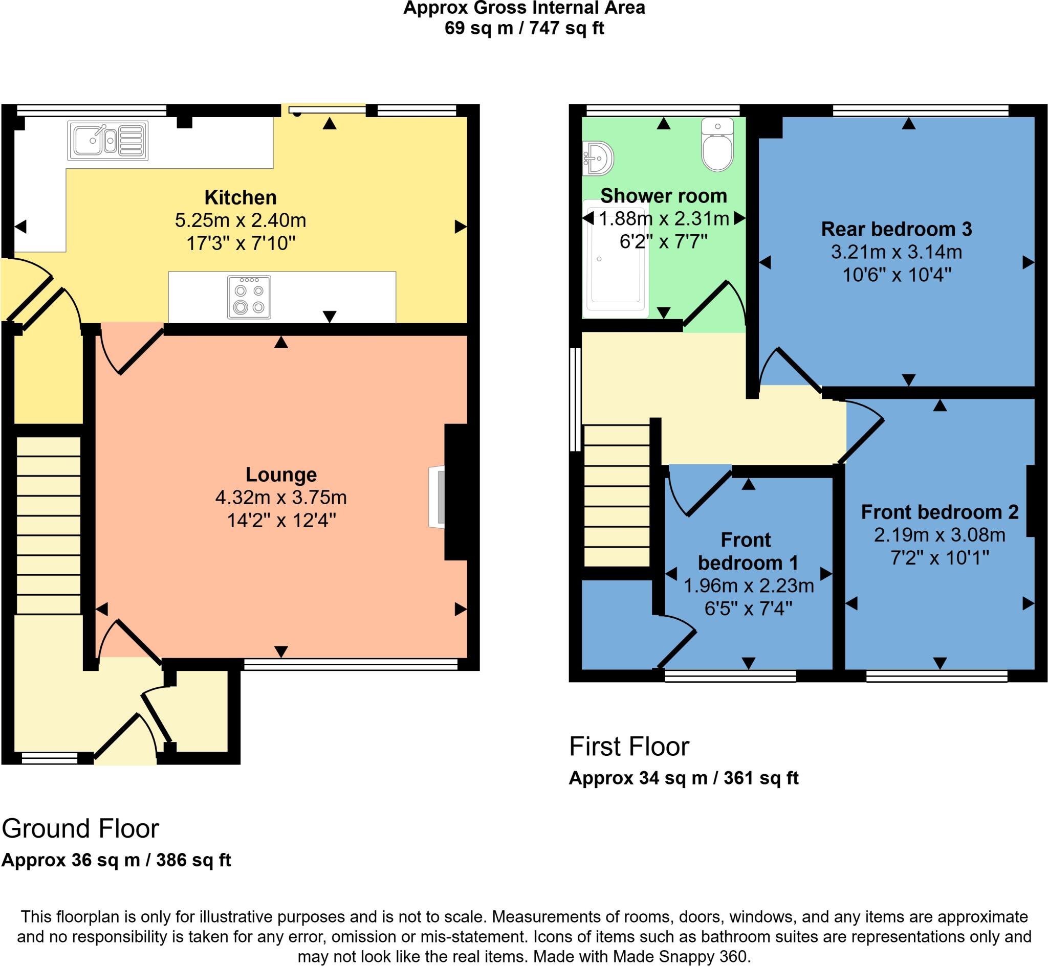 Aulton Crescent, Hinckley floorplan