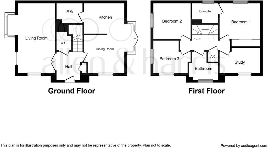 4 Bedroom Detached House - Beautiful Wells floorplan