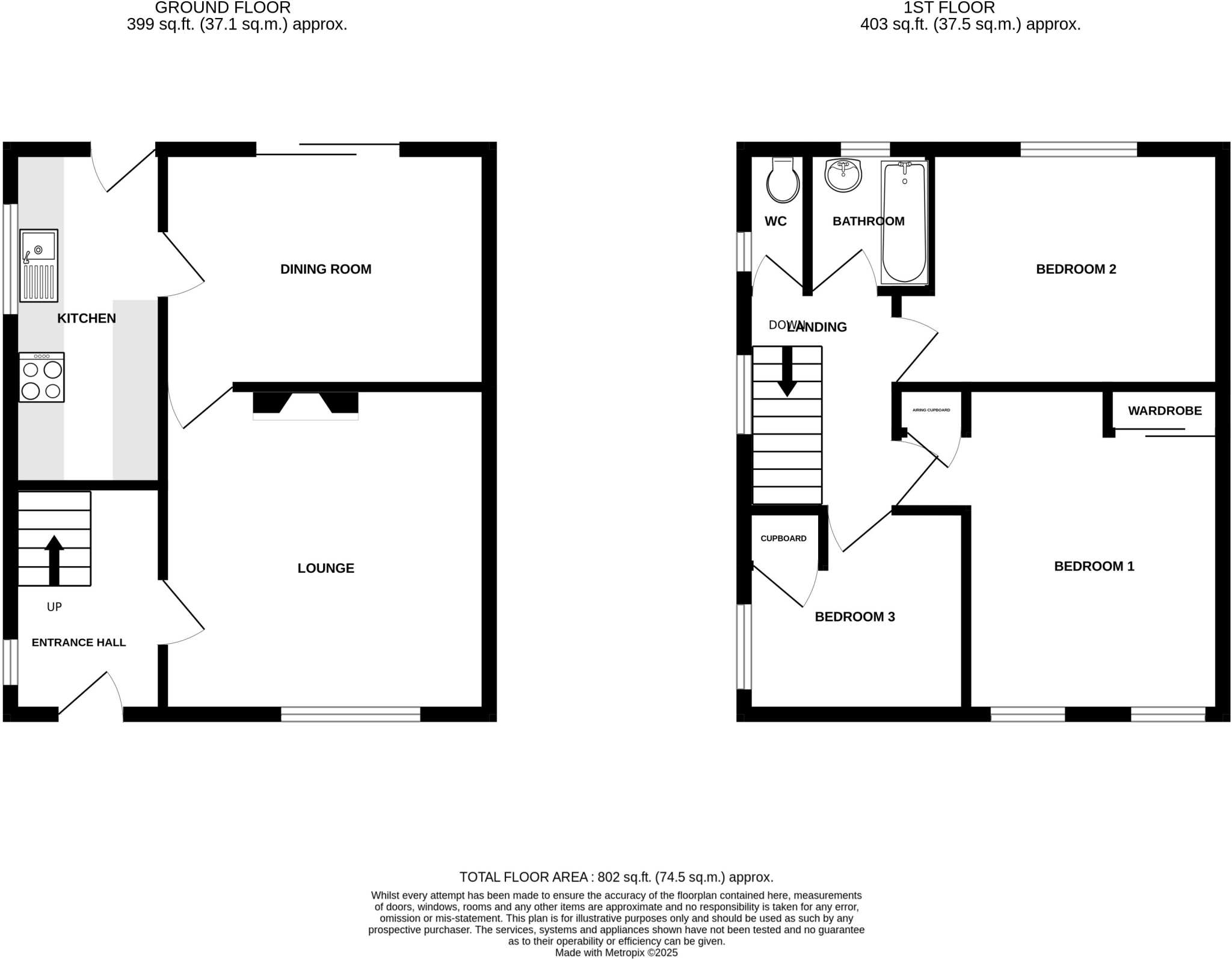 Cedar Avenue, Tiptree floorplan