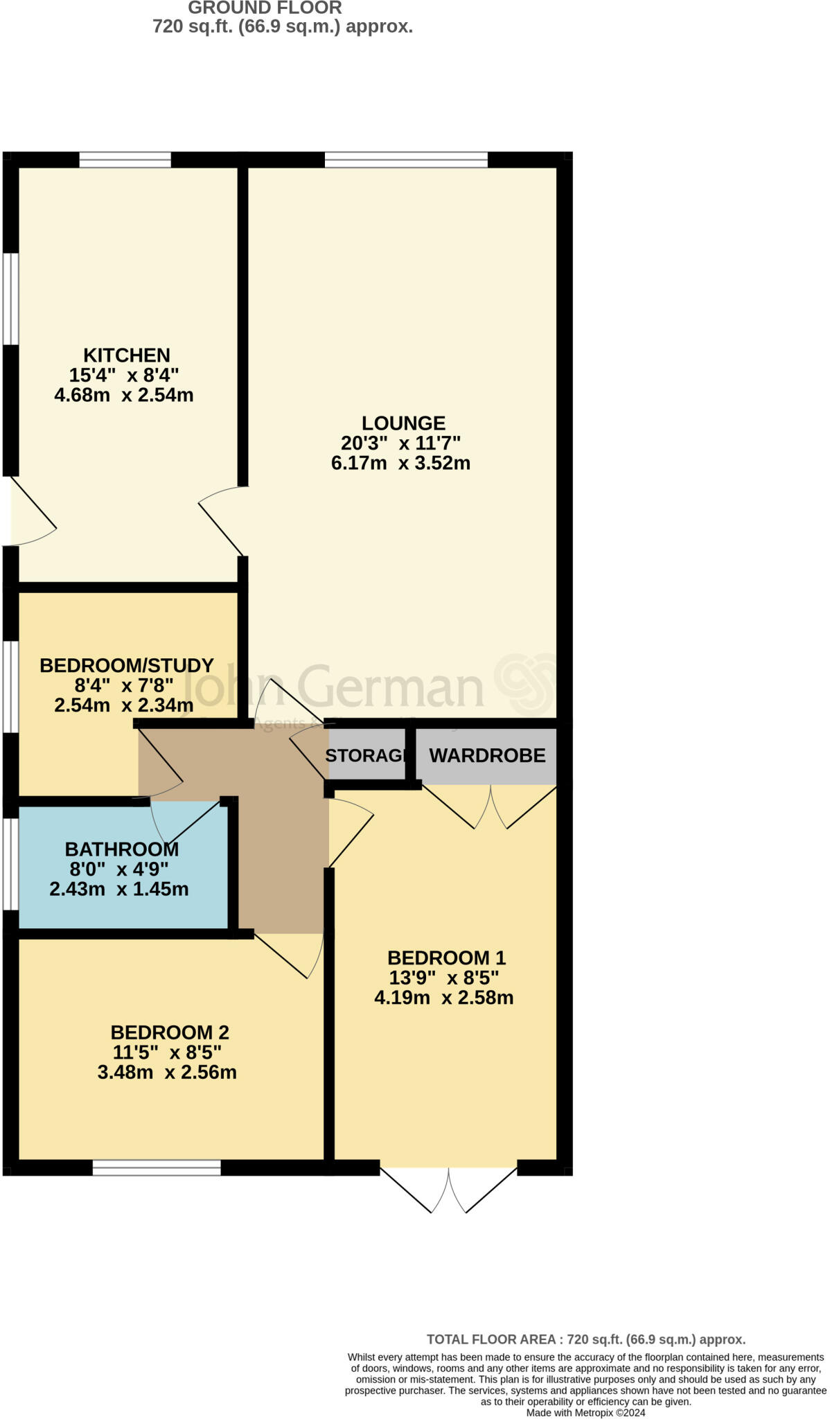 Shelmore Close, Stafford floorplan