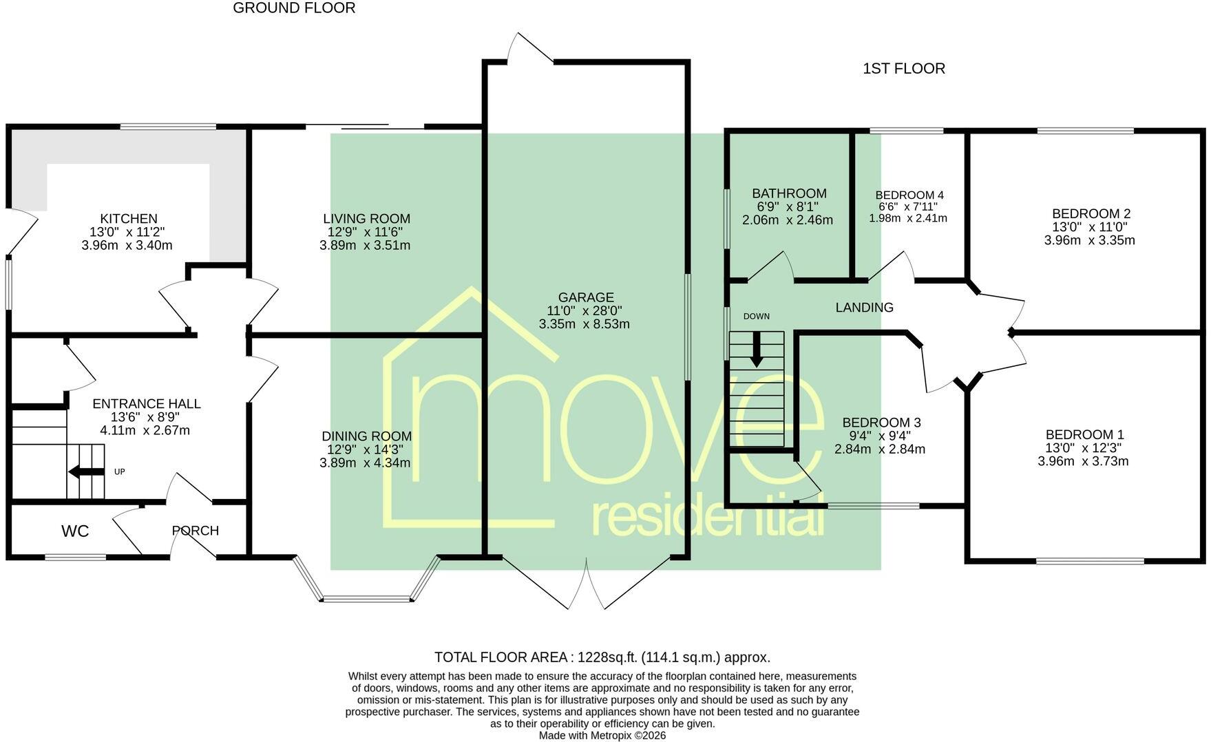 Chester High Road, Neston, CH64 floorplan