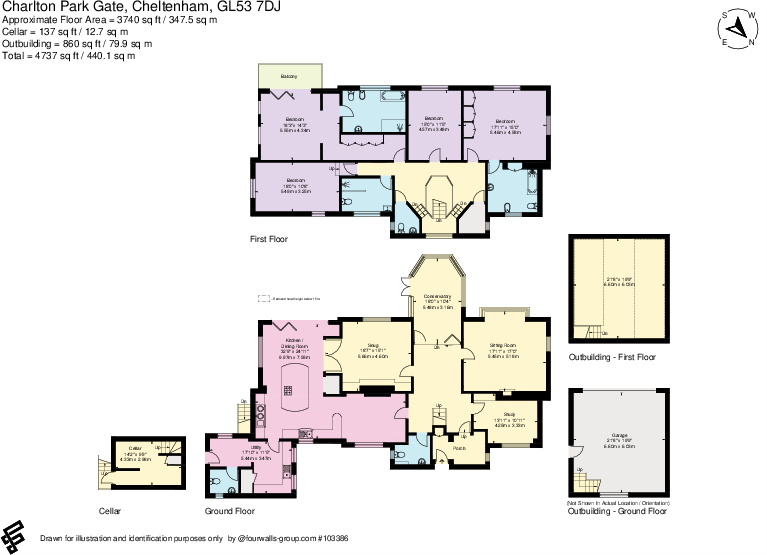 8, Charlton Park Gate, Cheltenham, Gloucestershire GL53 floorplan