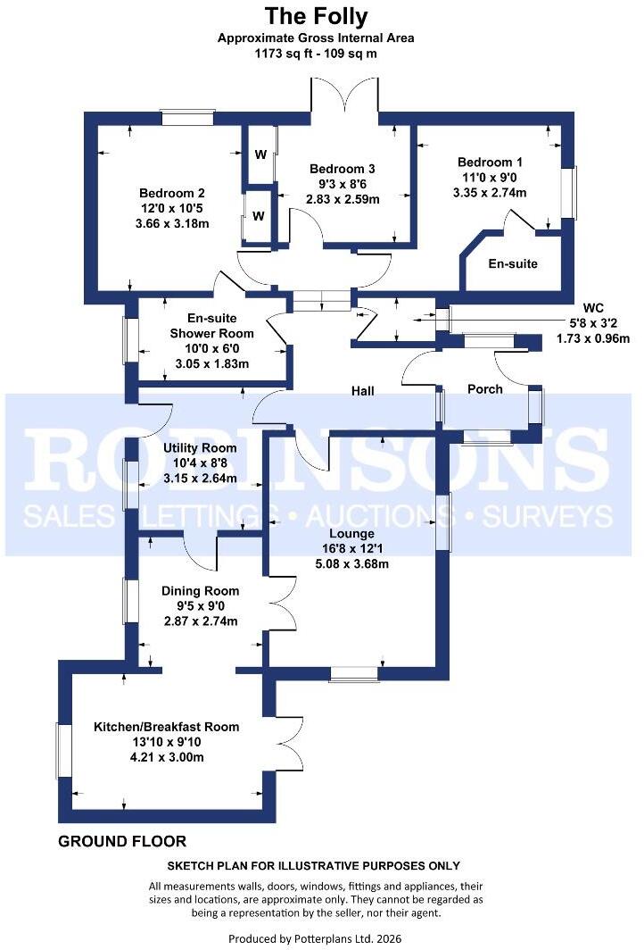 Hillcrest, Claypath, Durham floorplan