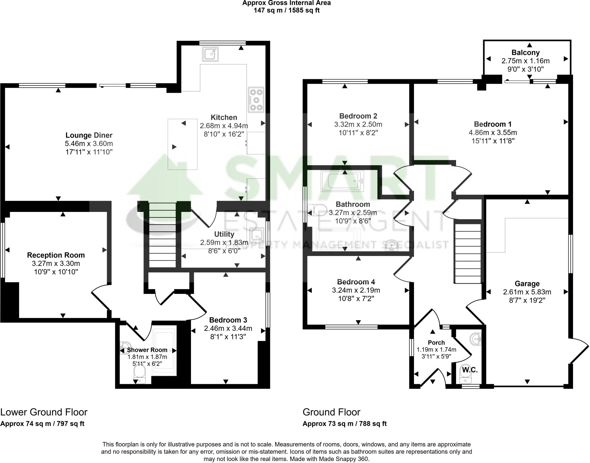 St. Peters Mount, Exeter floorplan