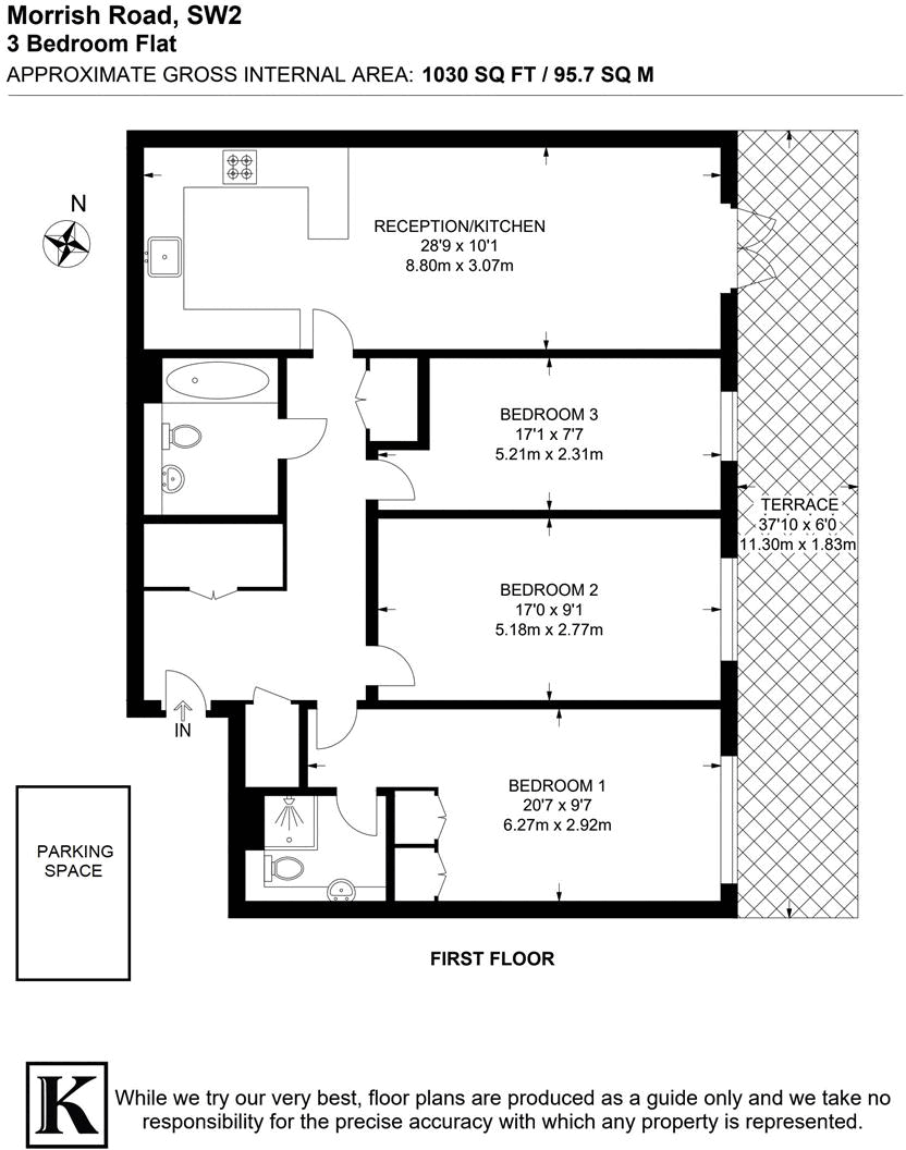 Morrish Road, SW2 floorplan