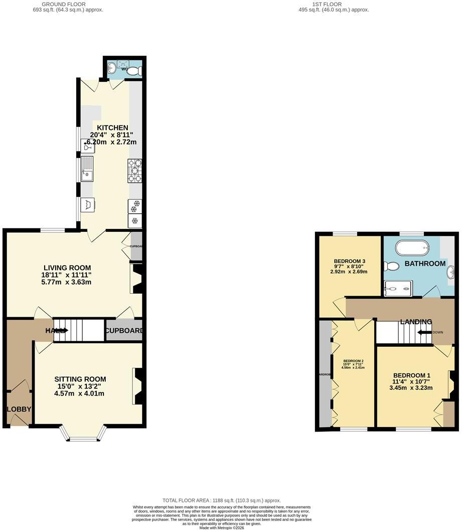 Welbeck House, 66 South Parade, Northallerton floorplan
