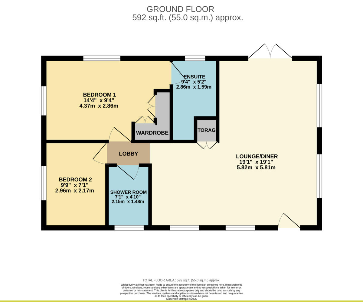 New Square, Hockley, SS5 5 floorplan