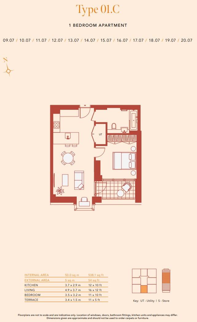 The HiLight, Battersea, London, SW11 floorplan