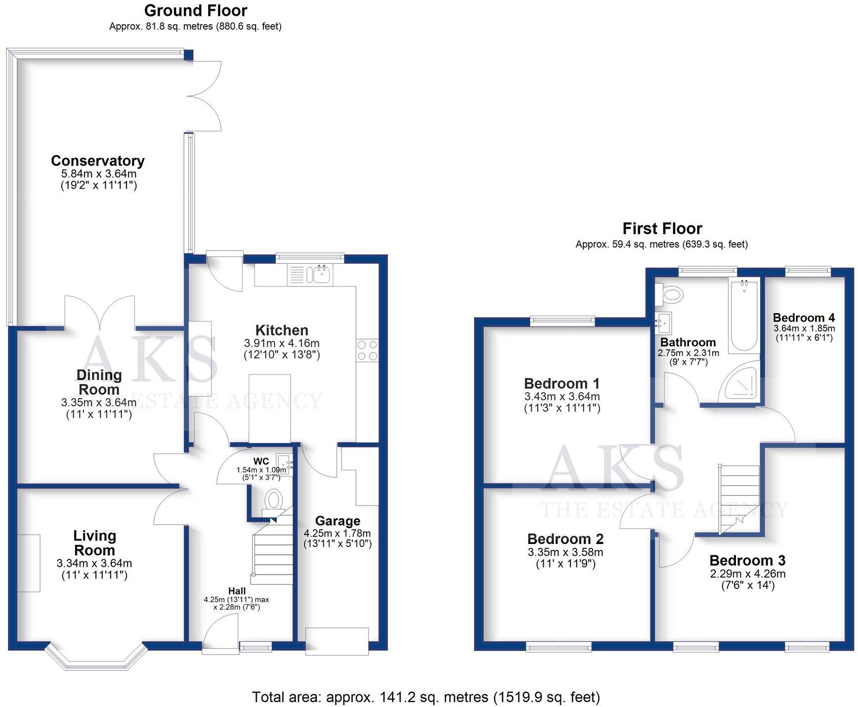 Western Road, Mickleover, DE3 floorplan