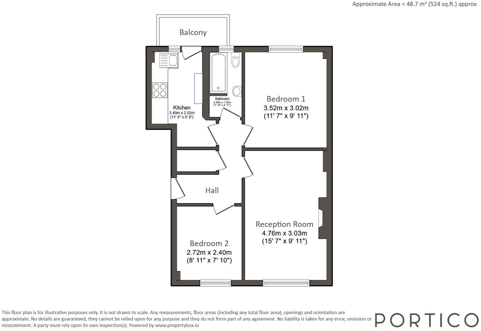 Uxbridge Road, London, W12 floorplan