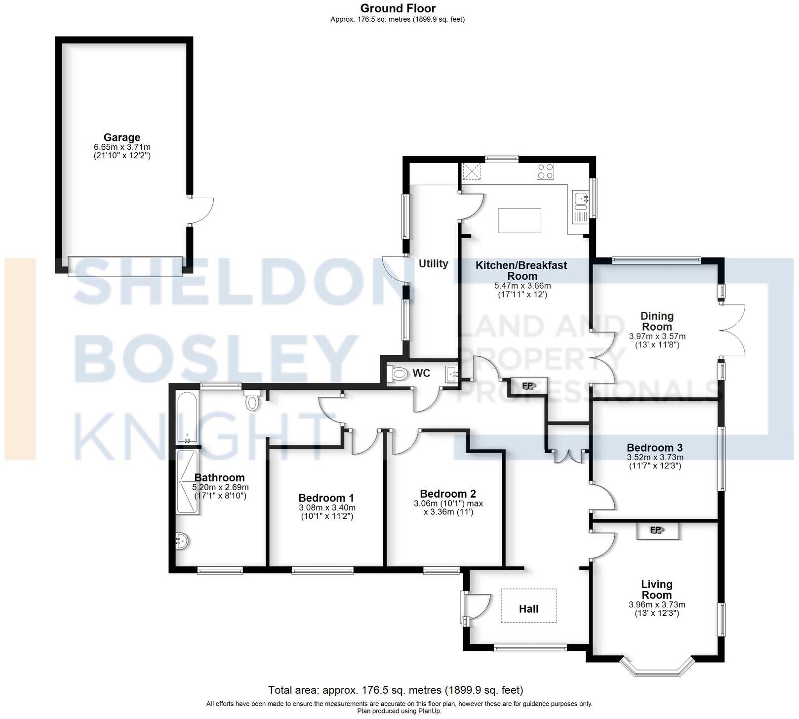 Sandfield Lane, Sedgeberrow, WR11 floorplan