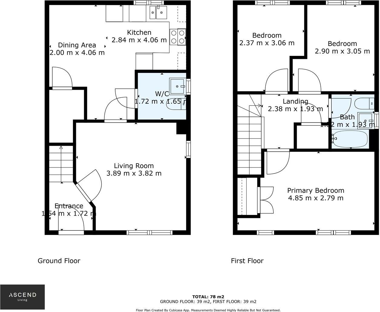 Hawkers Place, Hucknall, NG15 floorplan