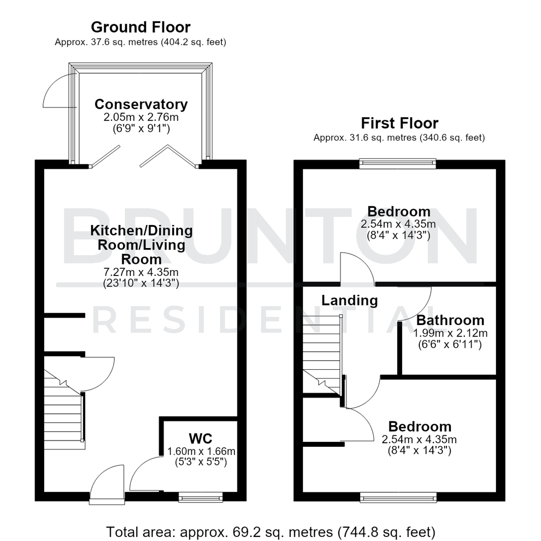 Brockwell Road, High Spen, Rowlands Gill, NE39 floorplan